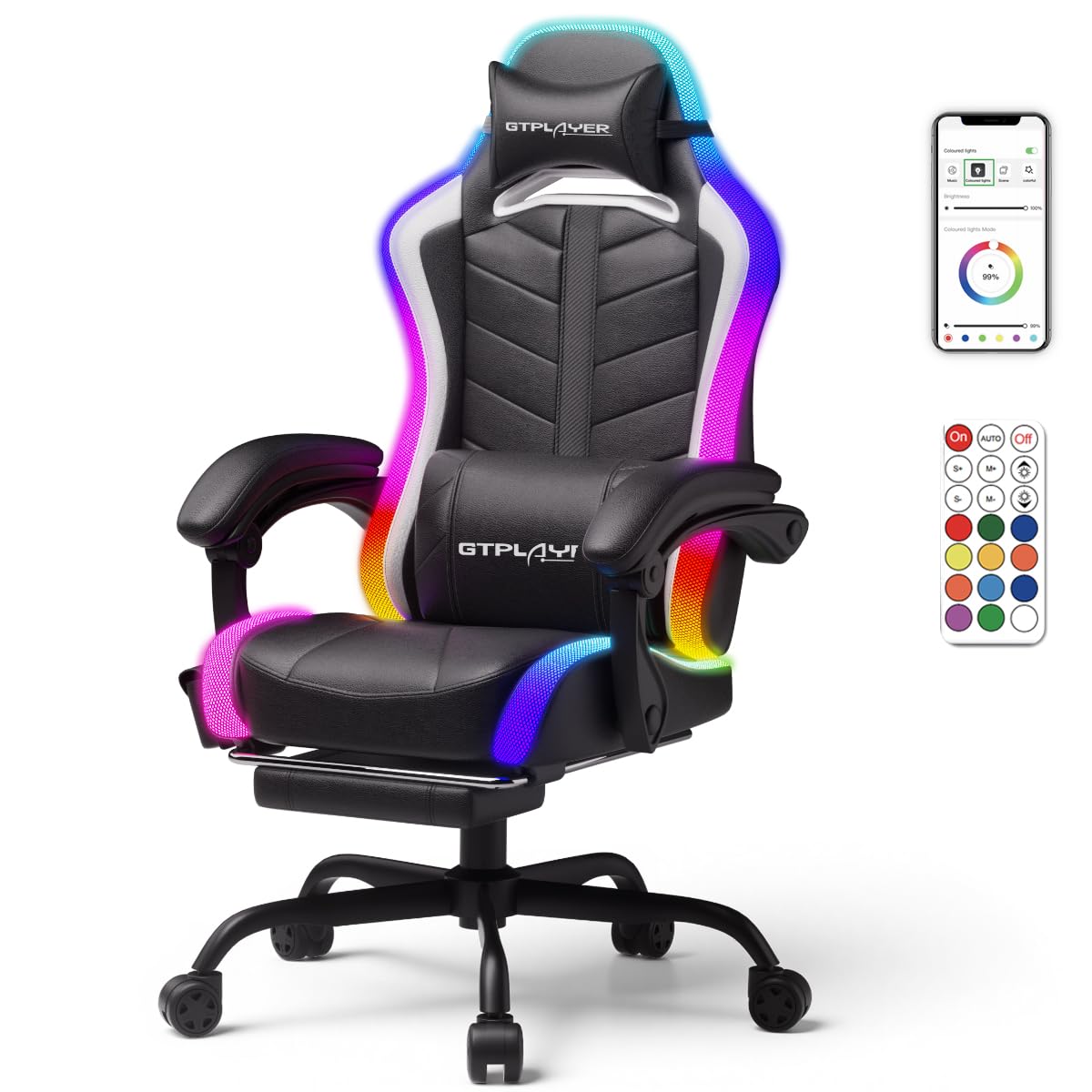 Rgb Gaming Chair - Gaming Chair, Computer Chair with RGB