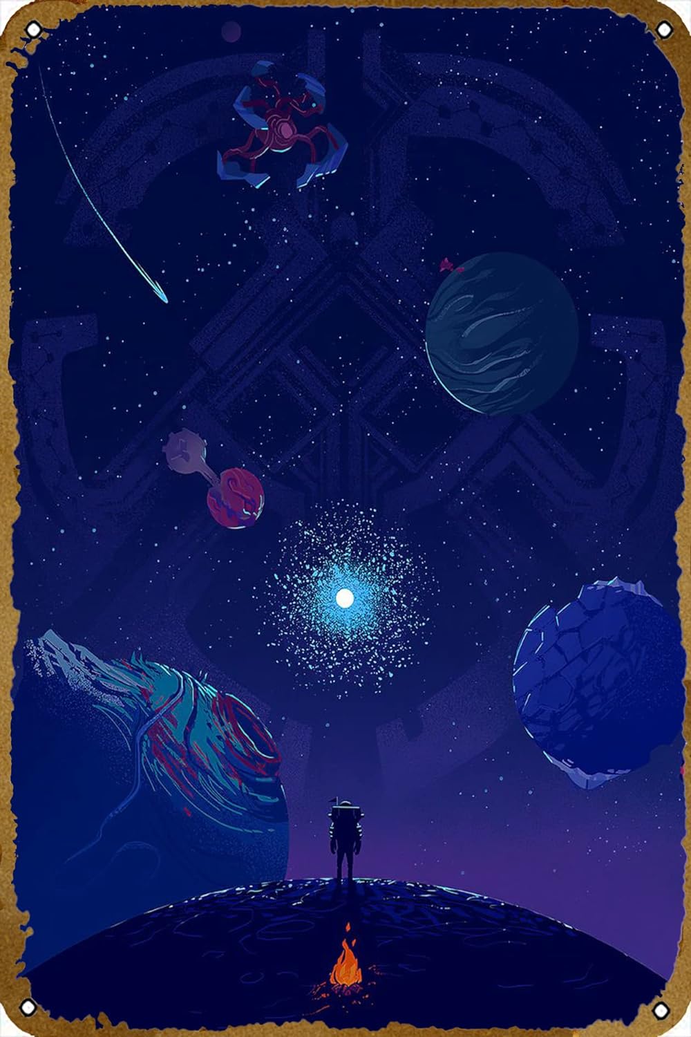 Video Gaming & Esports Usd Acc - Outer Wilds Poster Video Game Metal