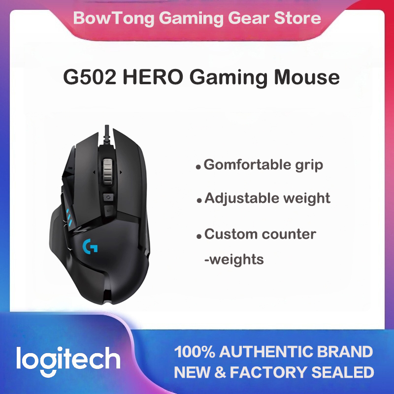 Logitech G502 HERO Dominator W - огляд і ціна Esports Gaming Mouse Weight Adjustable