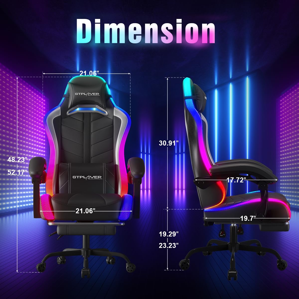 Gaming Chair, Computer Chair w - огляд і ціна Rgb Gaming Chair