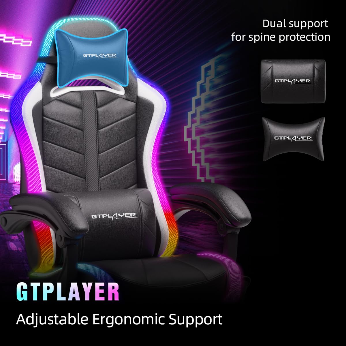 Gaming Chair, Computer Chair w - огляд і ціна Rgb Gaming Chair