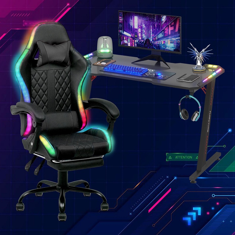 Wholesale Black Ergonomic Tabl - огляд і ціна Rgb Gaming Chair