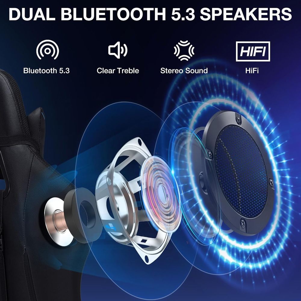 RGB Gaming Chair with Bluetoot - огляд і ціна Rgb Gaming Chair