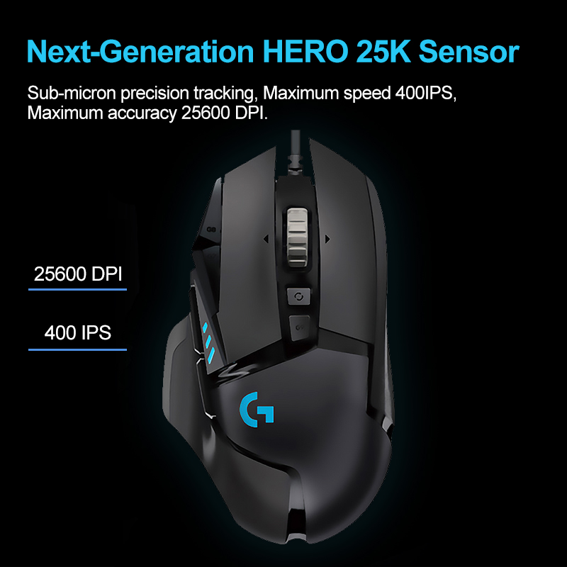 Logitech G502 HERO Gaming Mous - огляд і ціна Esports Gaming Mouse Weight Adjustable