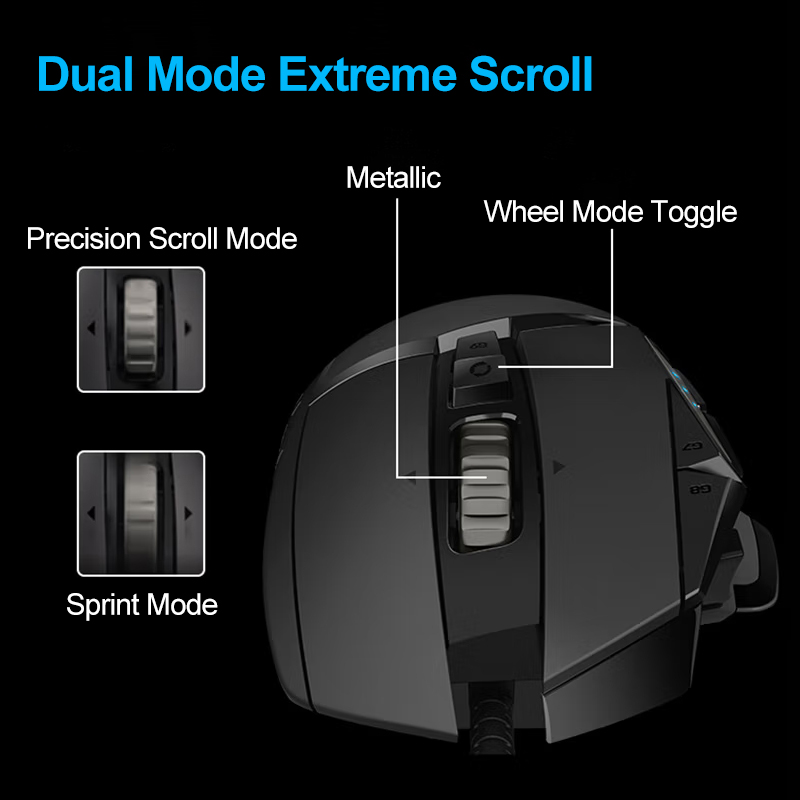 Logitech G502 HERO Gaming Mous - огляд і ціна Esports Gaming Mouse Weight Adjustable