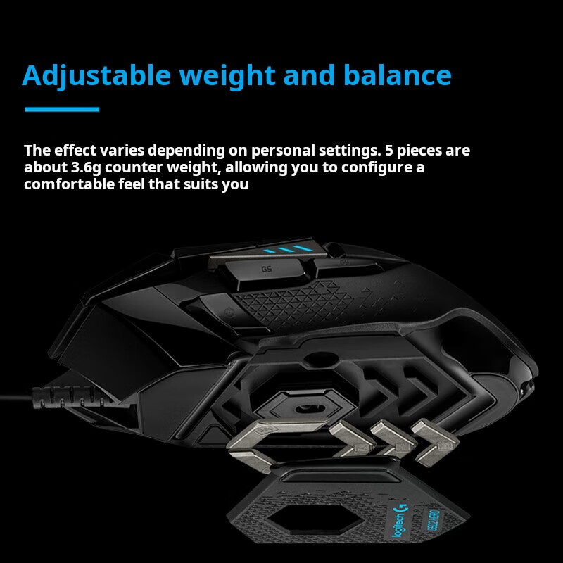 Logitech G502 HERO Dominator W - огляд і ціна Esports Gaming Mouse Weight Adjustable