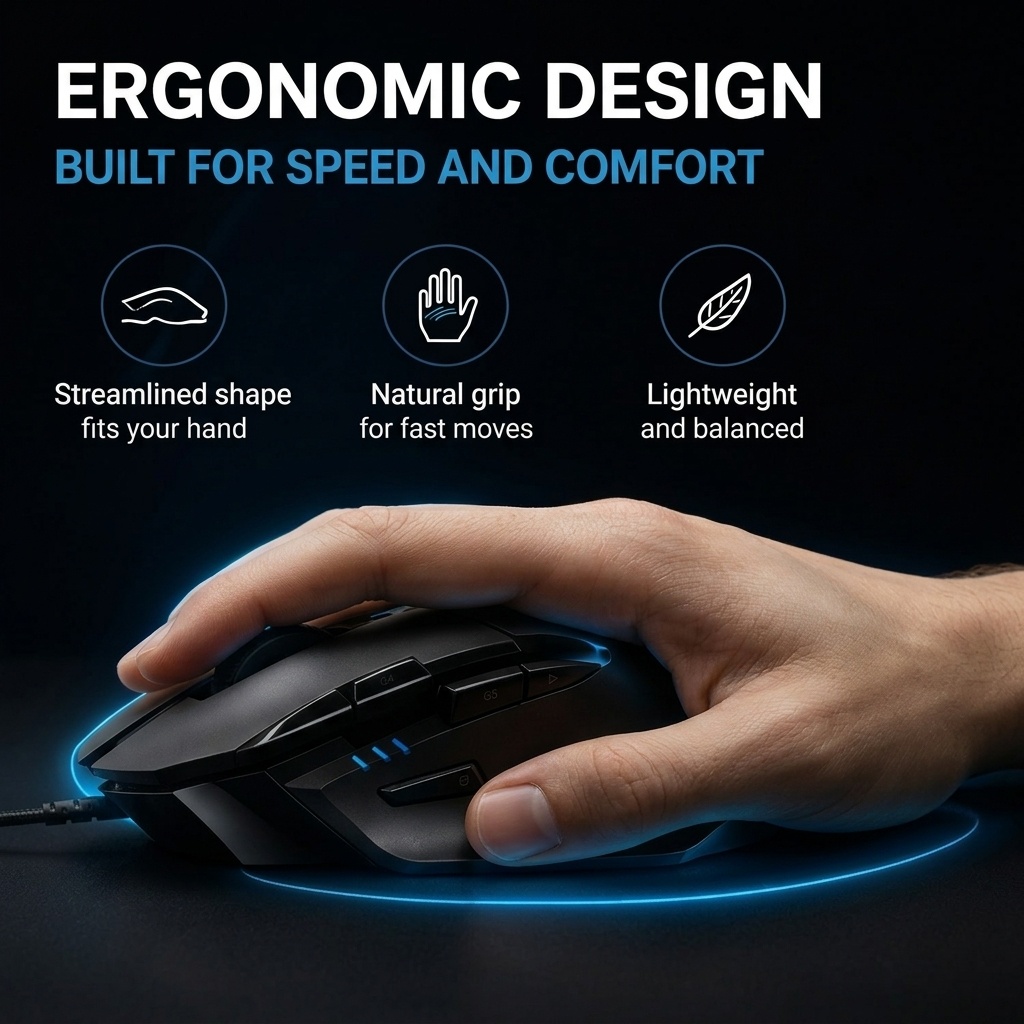 Logitech G402 USB Wired E‑Spor - огляд і ціна Esports Gaming Mouse Weight Adjustable