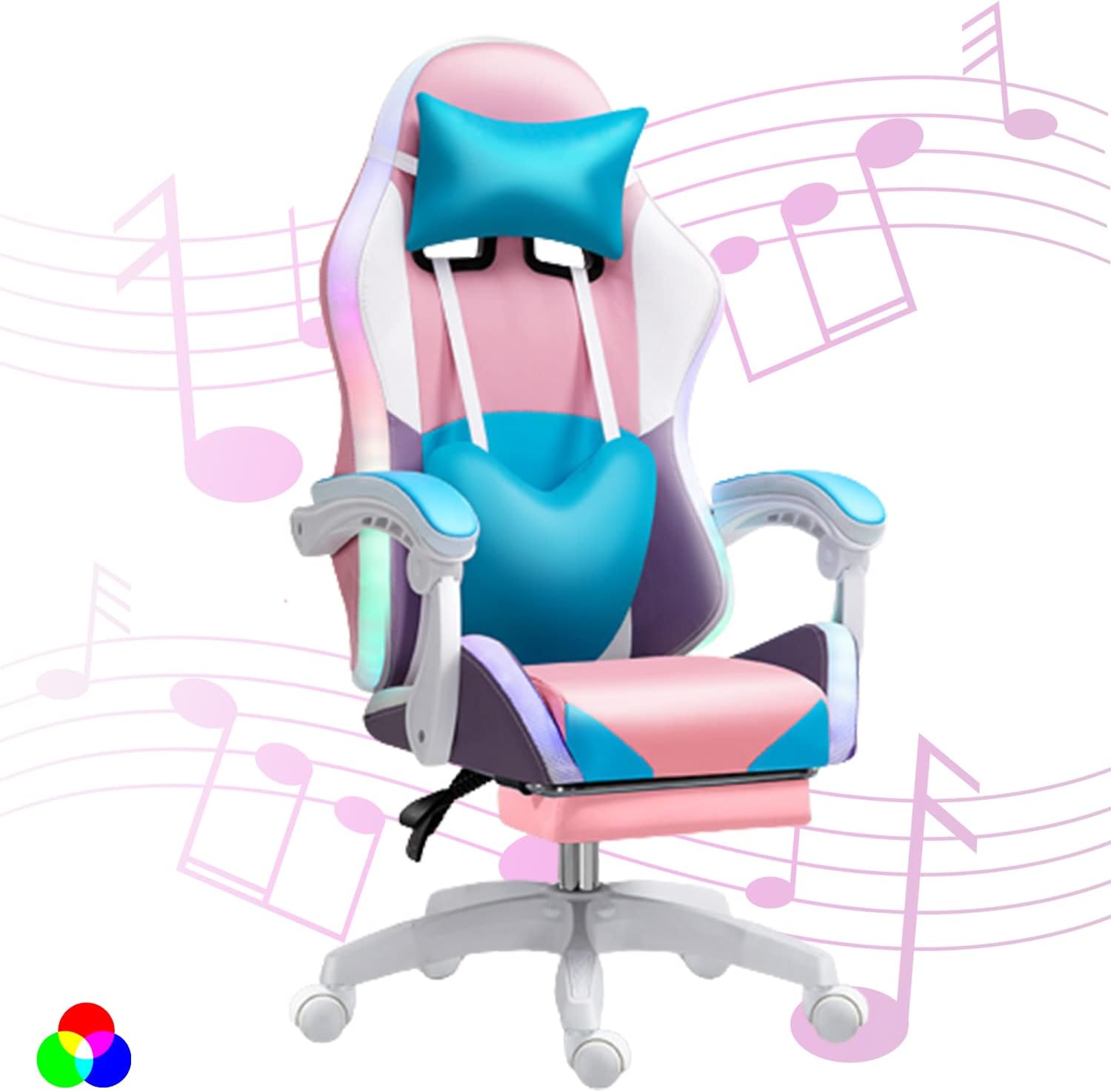 RGB LED Gaming Chair for Adult - огляд і ціна Rgb Gaming Chair