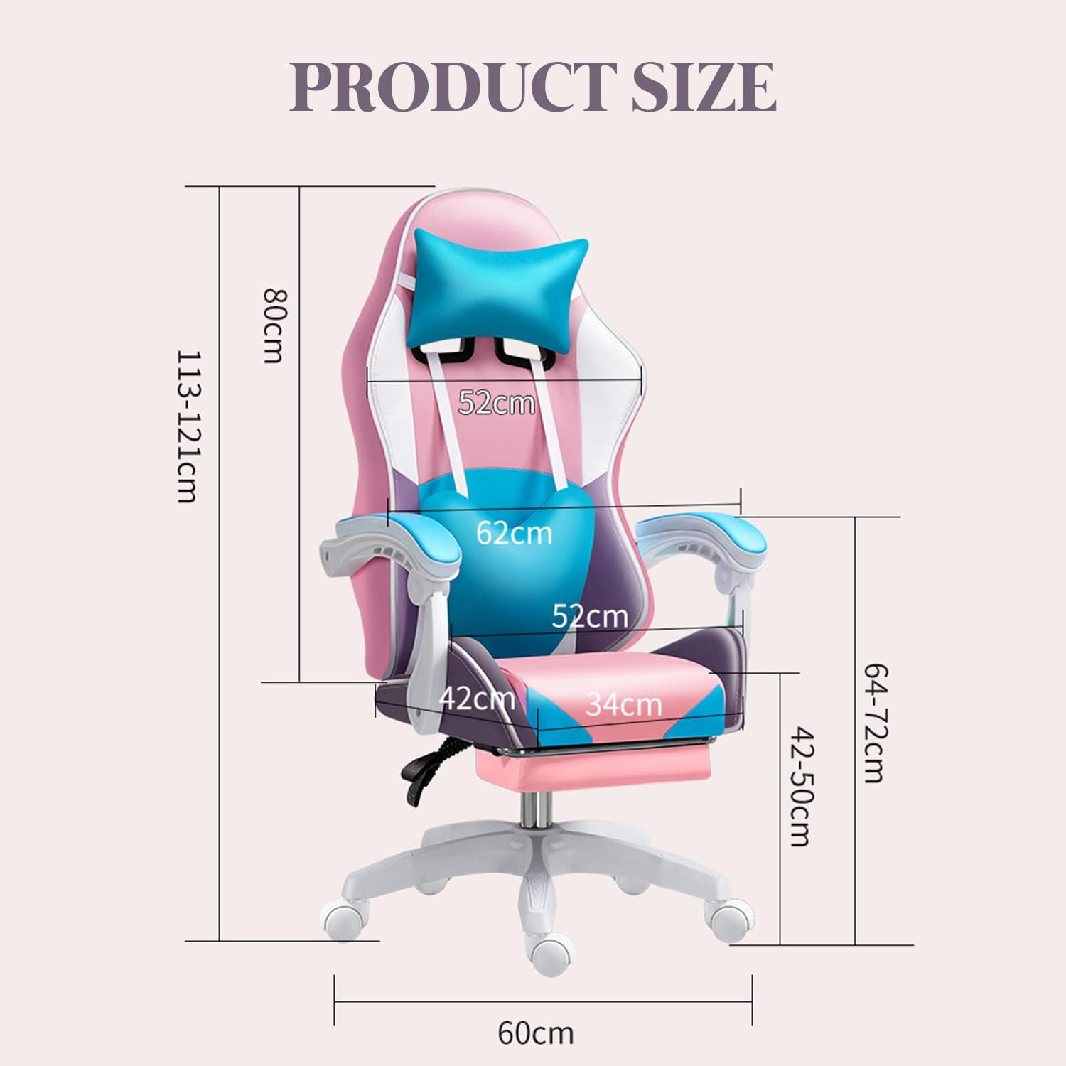 RGB LED Gaming Chair for Adult - огляд і ціна Rgb Gaming Chair